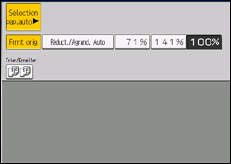 Illustration de l'écran du panneau de commande
