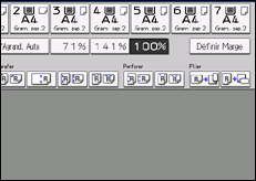 Illustration de l'écran du panneau de commande