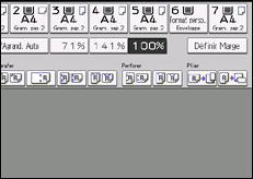 Illustration de l'écran du panneau de commande