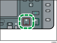 Illustrazione del tasto Stop