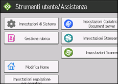 Illustrazione pannello operativo