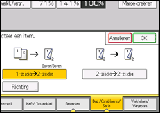 Schermafbeelding bedieningspaneel