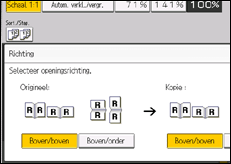 Schermafbeelding bedieningspaneel