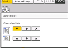 Schermafbeelding bedieningspaneel