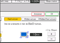 Schermafbeelding bedieningspaneel