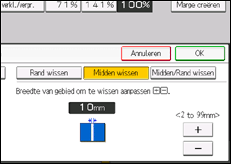 Schermafbeelding bedieningspaneel
