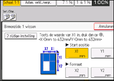 Schermafbeelding bedieningspaneel