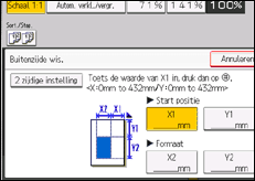 Schermafbeelding bedieningspaneel