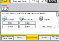 Schermafbeelding bedieningspaneel