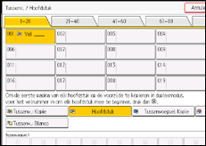 Schermafbeelding bedieningspaneel