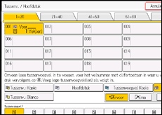 Schermafbeelding bedieningspaneel