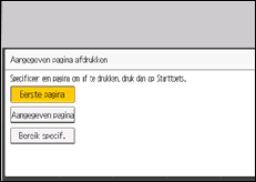 Schermafbeelding bedieningspaneel