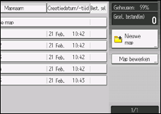 Schermafbeelding bedieningspaneel