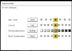 Schermafbeelding bedieningspaneel