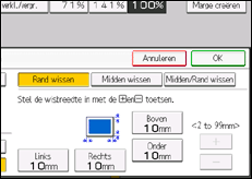 Schermafbeelding bedieningspaneel