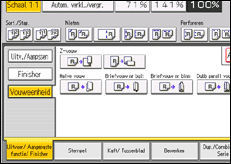 Schermafbeelding bedieningspaneel