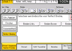 Schermafbeelding bedieningspaneel