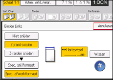 Schermafbeelding bedieningspaneel