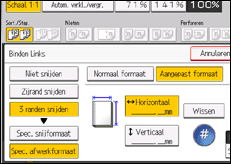 Schermafbeelding bedieningspaneel