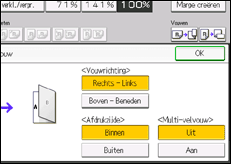 Schermafbeelding bedieningspaneel