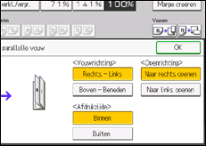 Schermafbeelding bedieningspaneel