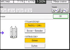 Schermafbeelding bedieningspaneel