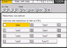 Schermafbeelding bedieningspaneel