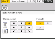 Schermafbeelding bedieningspaneel