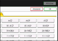 Schermafbeelding bedieningspaneel