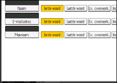 Schermafbeelding bedieningspaneel