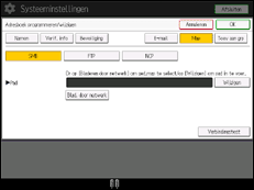 Schermafbeelding bedieningspaneel