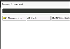 Schermafbeelding bedieningspaneel
