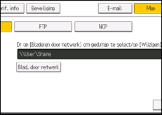Schermafbeelding bedieningspaneel