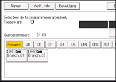 Schermafbeelding bedieningspaneel