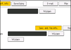 Schermafbeelding bedieningspaneel