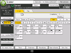 Schermafbeelding bedieningspaneel