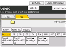 Schermafbeelding bedieningspaneel