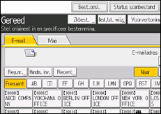 Schermafbeelding bedieningspaneel
