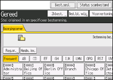 Schermafbeelding bedieningspaneel