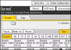 Schermafbeelding bedieningspaneel