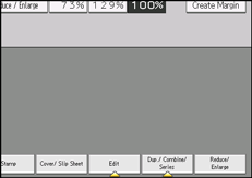 Operation panel screen illustration