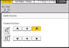 Operation panel screen illustration