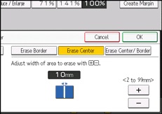 Operation panel screen illustration