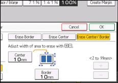 Operation panel screen illustration
