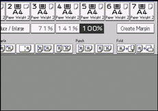 Operation panel screen illustration