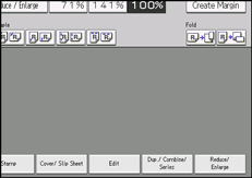 Operation panel screen illustration