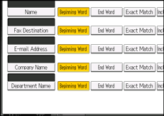 Operation panel screen illustration