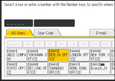 operation panel screen illustration