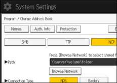 Operation panel screen illustration
