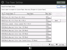 Operation panel screen illustration